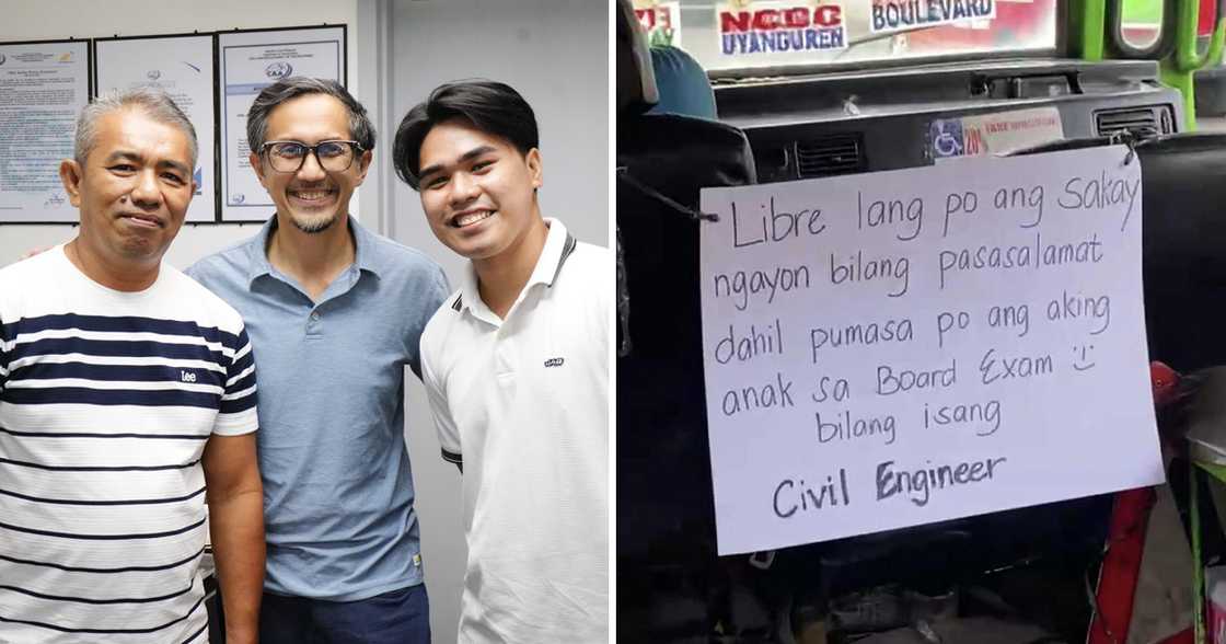DPWH hires viral jeepney driver's son who successfully passed engineering licensure exam