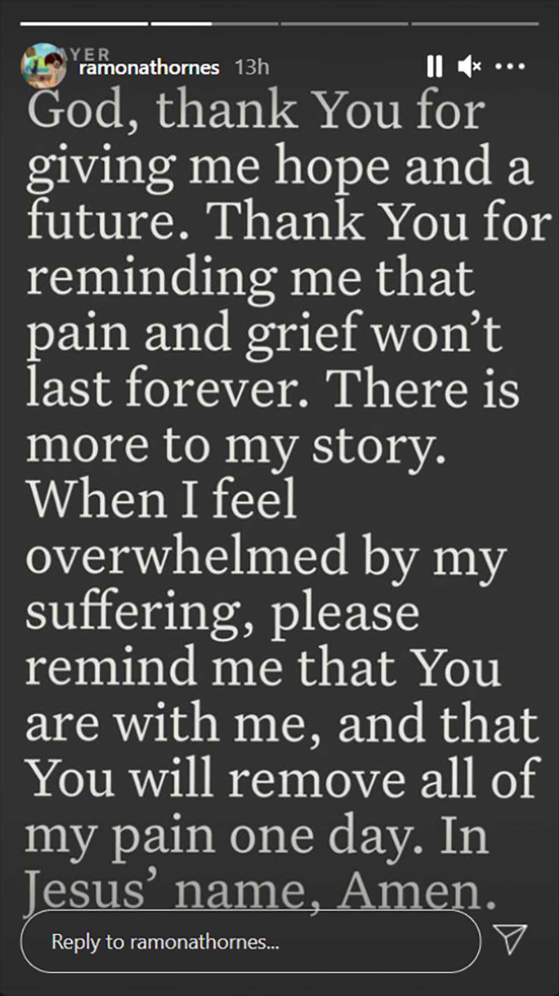 Arci Muñoz shares personal prayer about pain, grief and suffering Arci Muñoz shares personal prayer about pain, grief and suffering