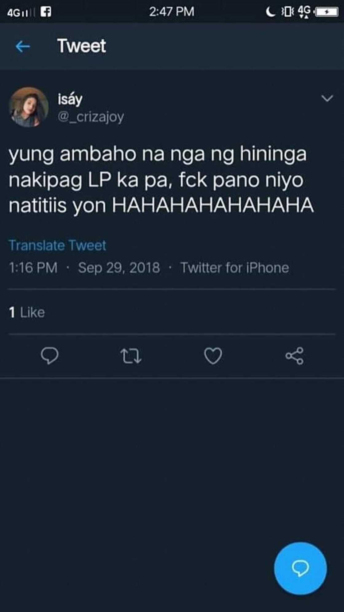 Lasinggera at palamura daw? Alleged controversial tweets of Criza of PBB circulate online Lasinggera at palamura daw? Alleged controversial tweets of Criza of PBB circulate online