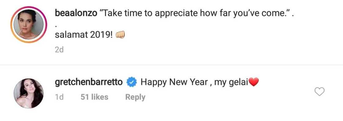 Gretchen Barretto reacts to Bea Alonzo’s post; posts sweet photo together Gretchen Barretto reacts to Bea Alonzo’s post; posts sweet photo together