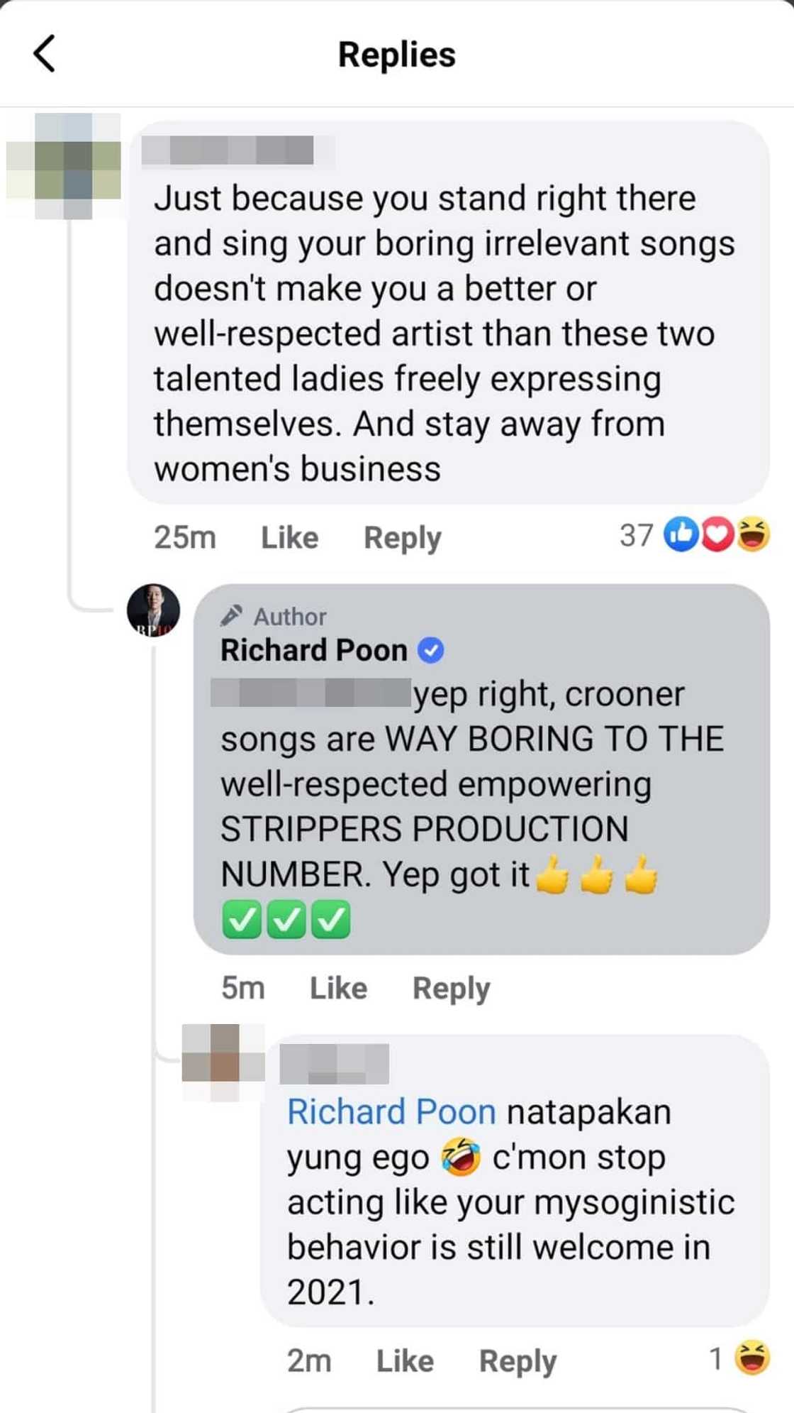 Richard Poön's controversial comment about Cardi B, Megan Stallion's Grammy performance goes viral Richard Poön's controversial comment about Cardi B, Megan Stallion's Grammy performance goes viral