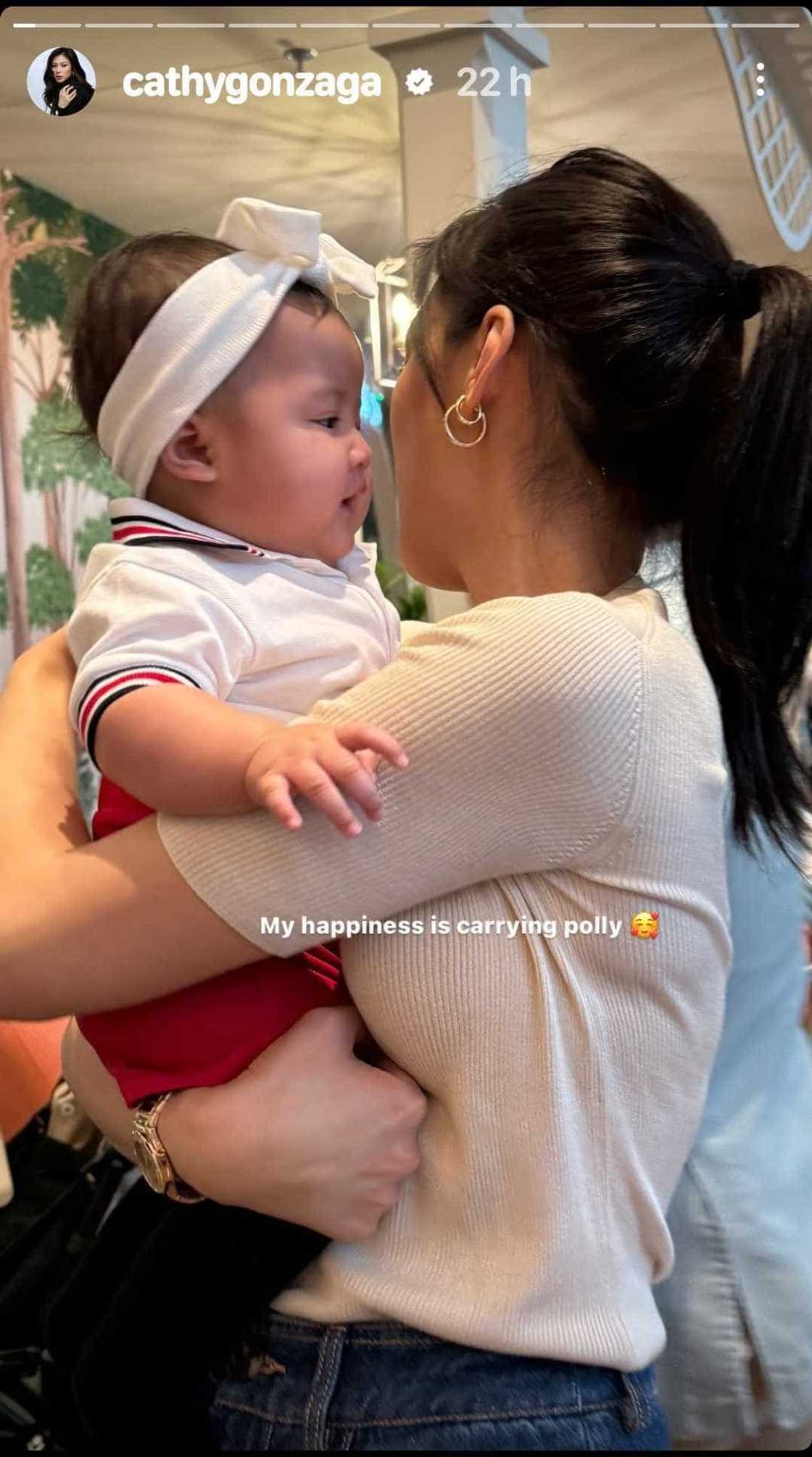 Alex Gonzaga on carrying Toni Gonzaga’s daughter Polly: “My happiness”