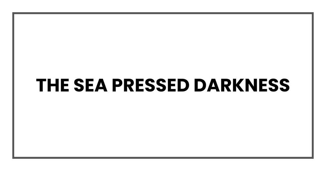 Lonely night at sea Lonely night at sea