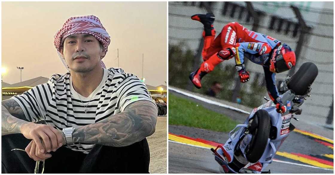 Ion Perez, nadisgrasya sa isang motorbike race kamakailan lang Ion Perez, nadisgrasya sa isang motorbike race kamakailan lang