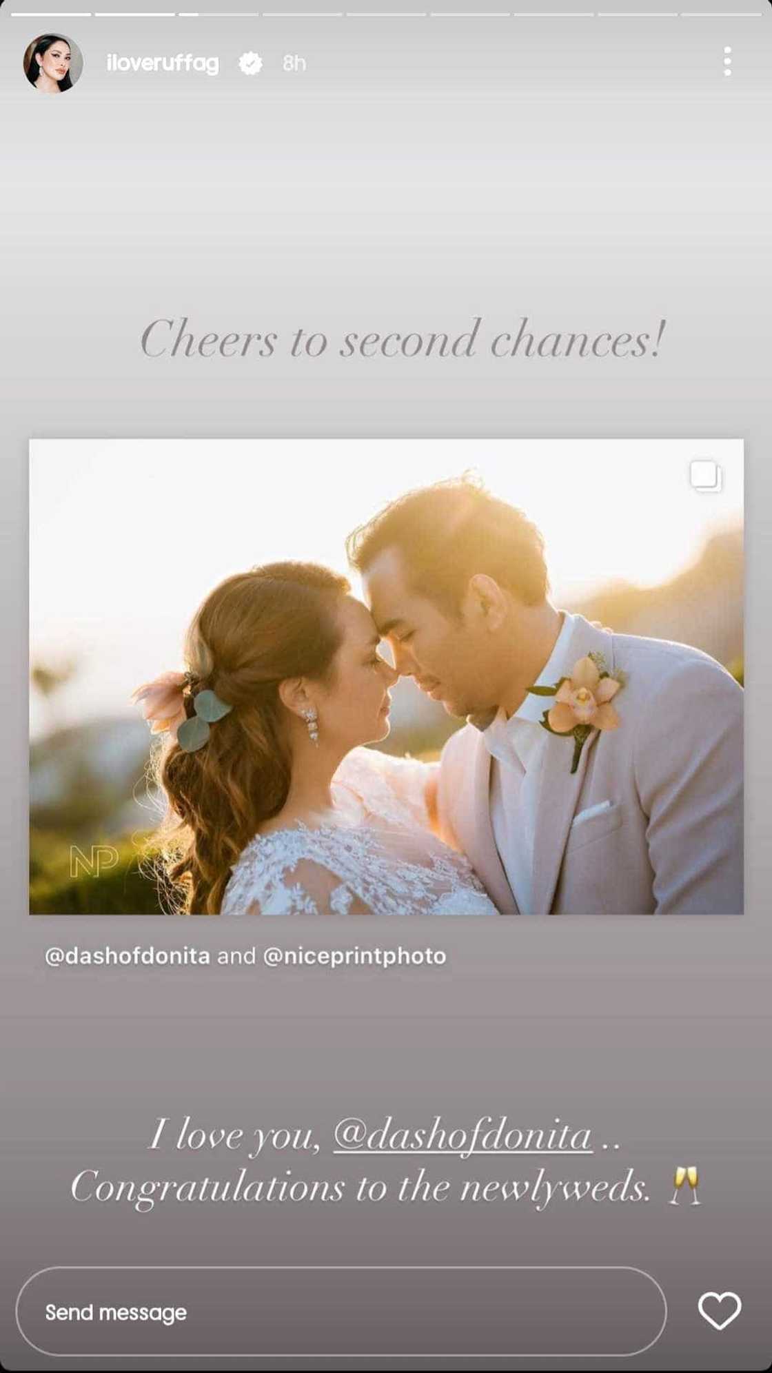 Ruffa Gutierrez, masaya para sa kaibigang si Donita Rose: "Cheers to second chances!" Ruffa Gutierrez, masaya para sa kaibigang si Donita Rose: "Cheers to second chances!"