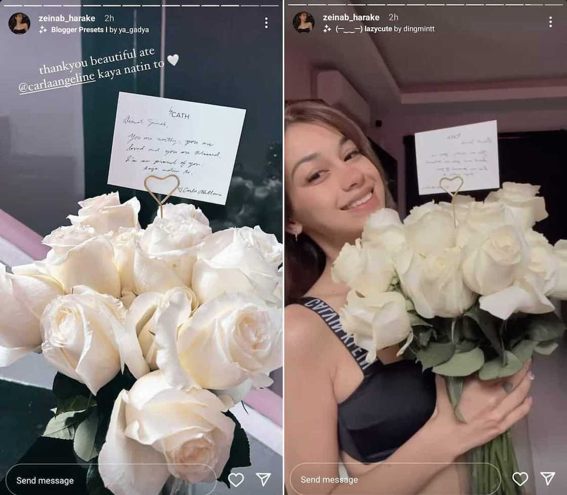 Zeinab Harake, “kinilig” matapos ang palitan nila ng posts ni Carla Abellana