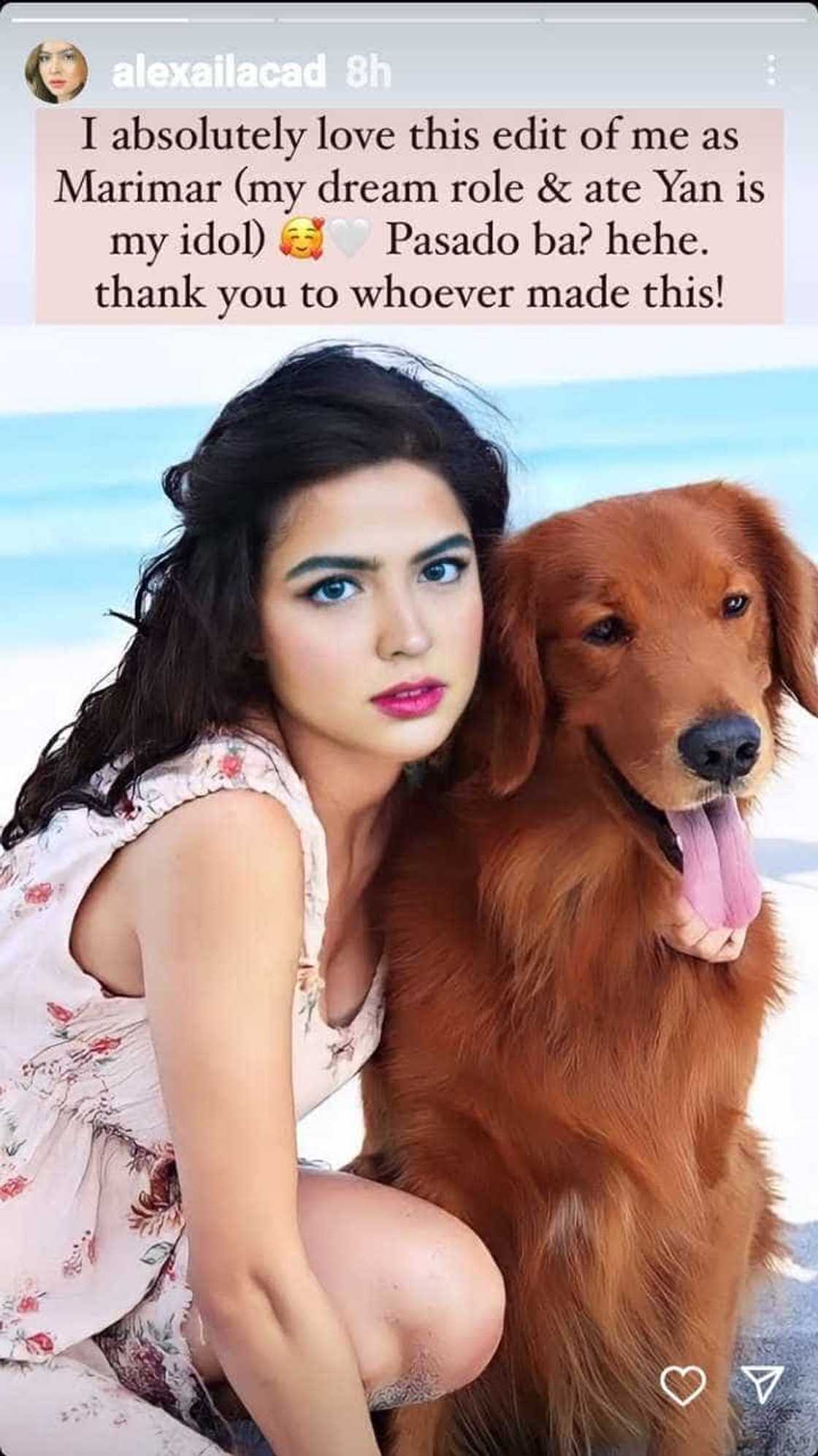 Alexa Ilacad gushed over edited photo of her as Marimar: “my dream role” Alexa Ilacad gushed over edited photo of her as Marimar: “my dream role”