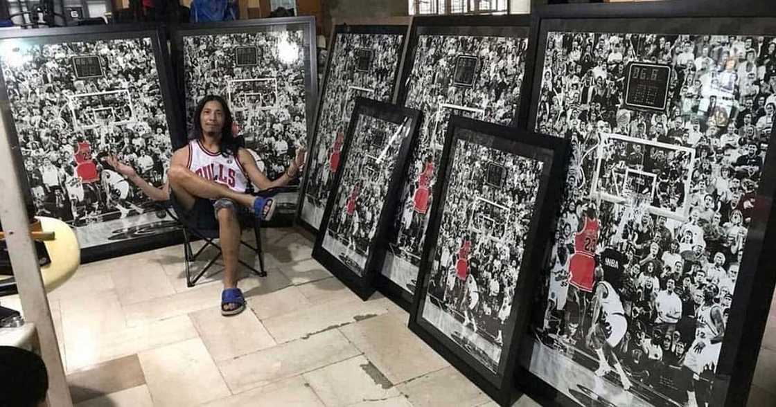 Charcoal painting ng isang Pinoy na nilagdaan ni Michael Jordan, maaaring umabot na ngayon ang halaga sa P40M Charcoal painting ng isang Pinoy na nilagdaan ni Michael Jordan, maaaring umabot na ngayon ang halaga sa P40M