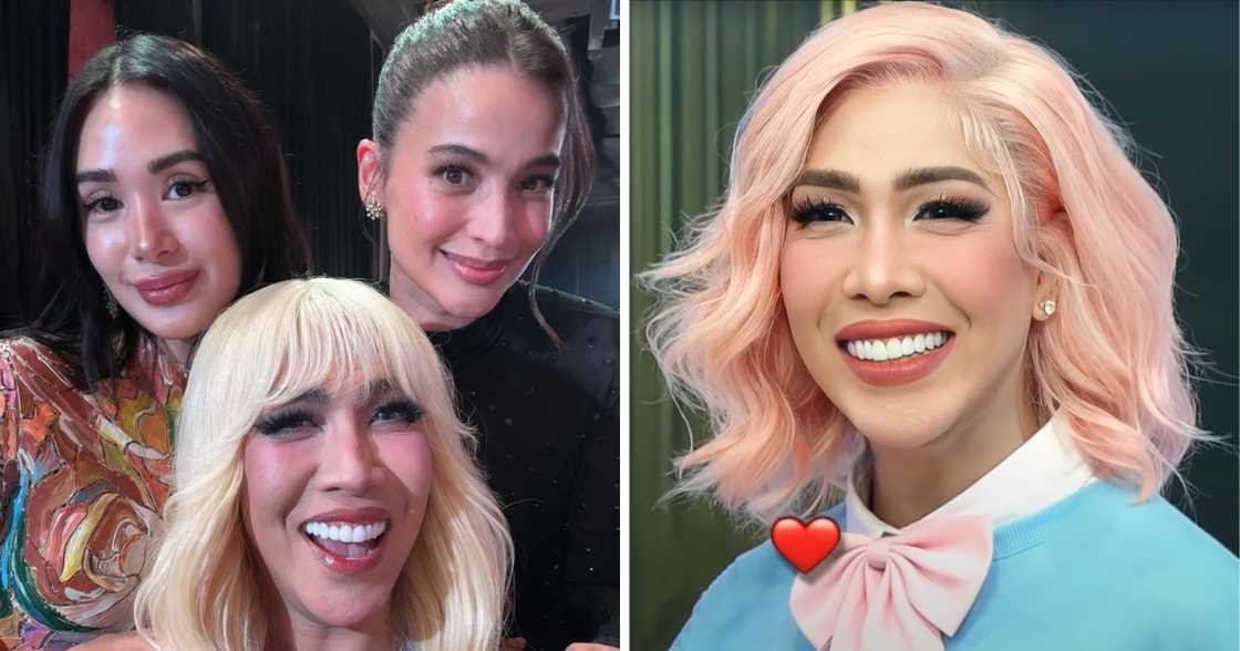 Vice Ganda captures glamorous moment with Anne Curtis, Heart Evangelista at GMA Gala 2025 (@praybeytbenjamin)