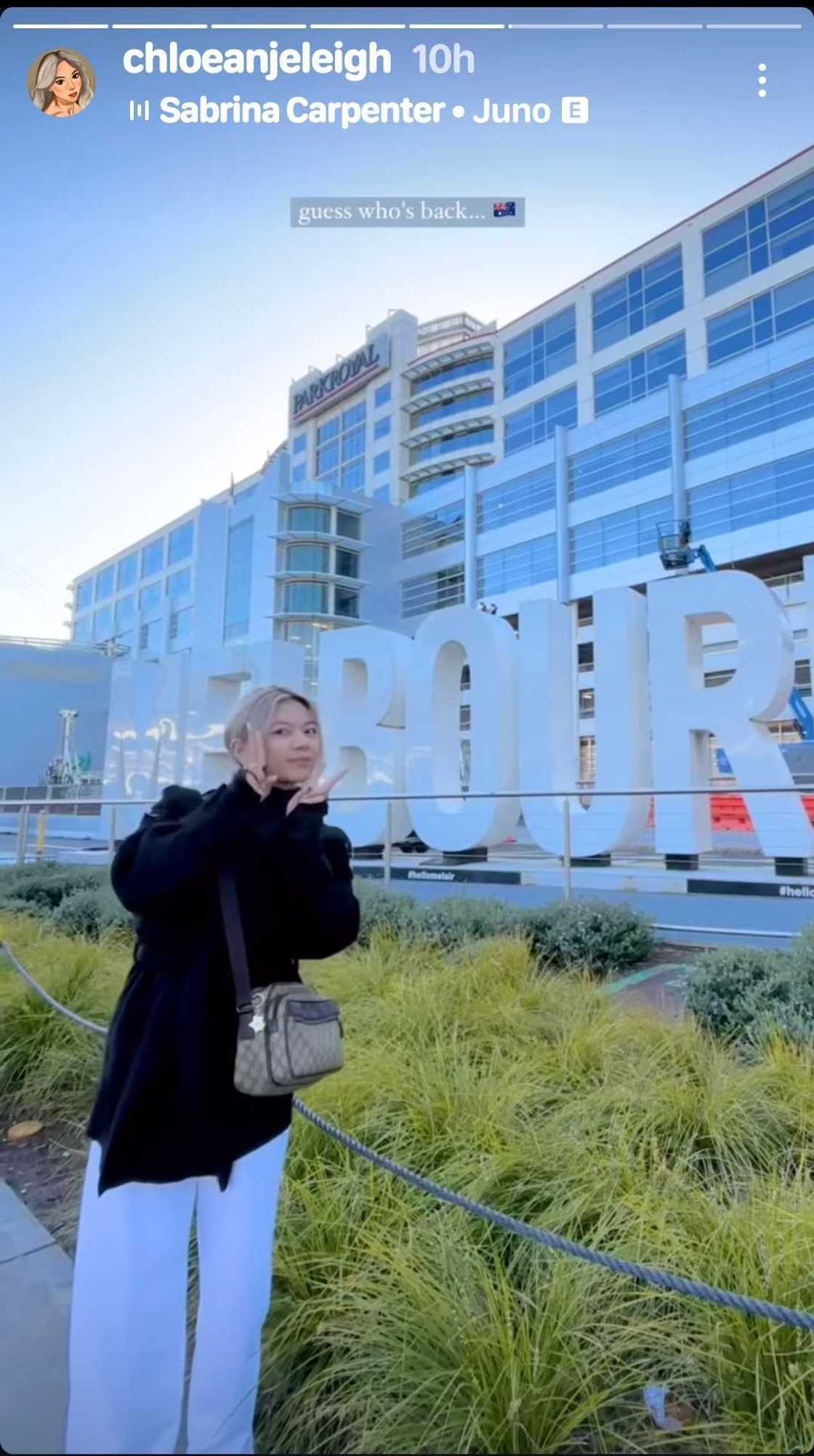 Carlos Yulo at Chloe San Jose, ibinida ang ilang moments nila sa Australia Carlos Yulo at Chloe San Jose, ibinida ang ilang moments nila sa Australia