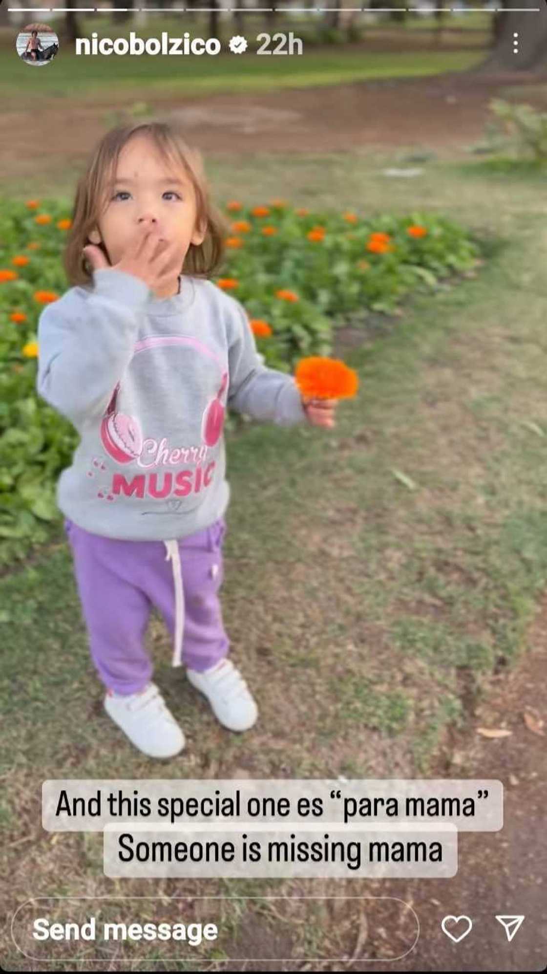 Baby Thylane Bolzico, na-miss si Solenn Heussaff habang nasa Argentina sila ng ama Baby Thylane Bolzico, na-miss si Solenn Heussaff habang nasa Argentina sila ng ama