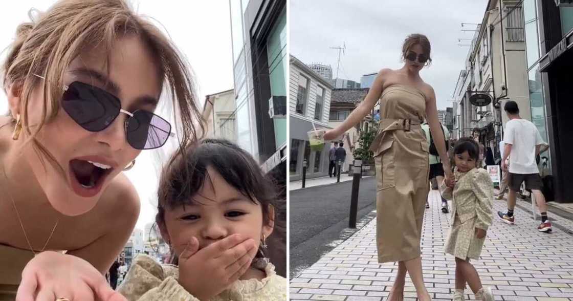 Adorable "fit check" video nina Elisse Joson at Baby Felize, kinagiliwan Adorable "fit check" video nina Elisse Joson at Baby Felize, kinagiliwan