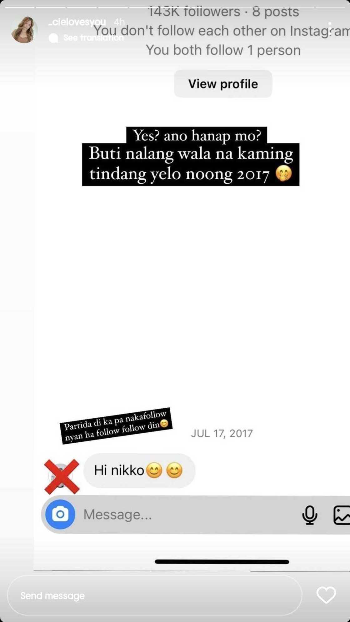 Asawa ni Nikko Natividad, ipinost ang screenshot ng PM ng isang babae sa aktor Asawa ni Nikko Natividad, ipinost ang screenshot ng PM ng isang babae sa aktor