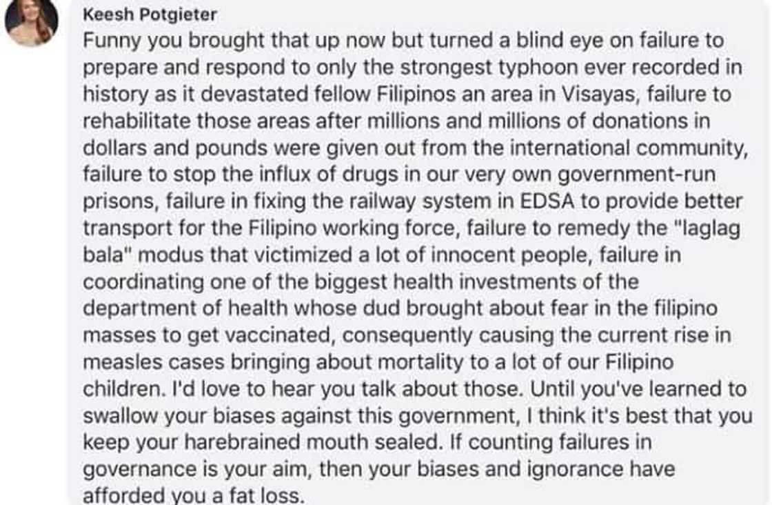Doktora, sinagot ang opinyon ng 1 HR Advocate na nag-janitor na lang sana si Pres. Duterte Doktora, sinagot ang opinyon ng 1 HR Advocate na nag-janitor na lang sana si Pres. Duterte