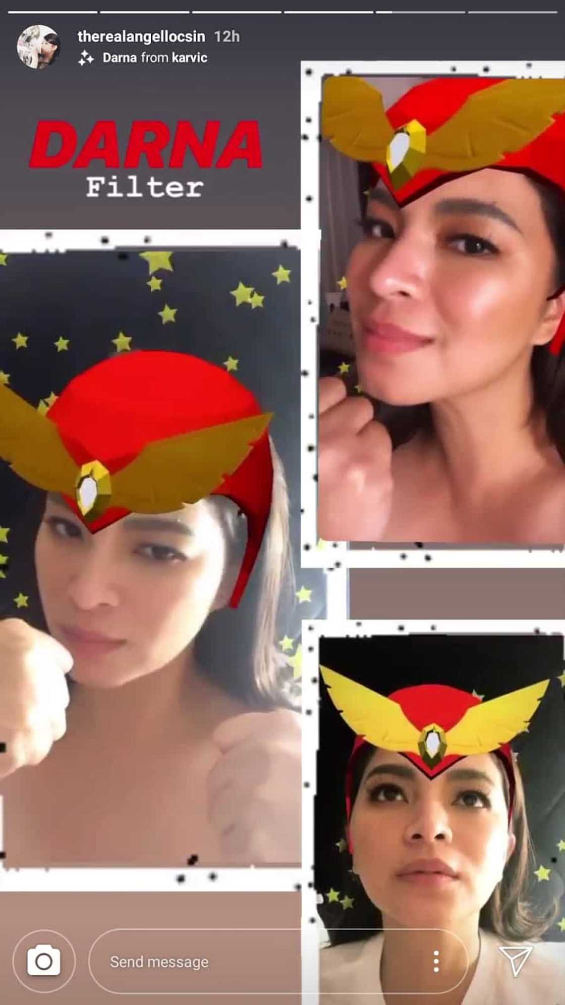 Angel Locsin posts photo with Darna filter; netizens react Angel Locsin posts photo with Darna filter; netizens react