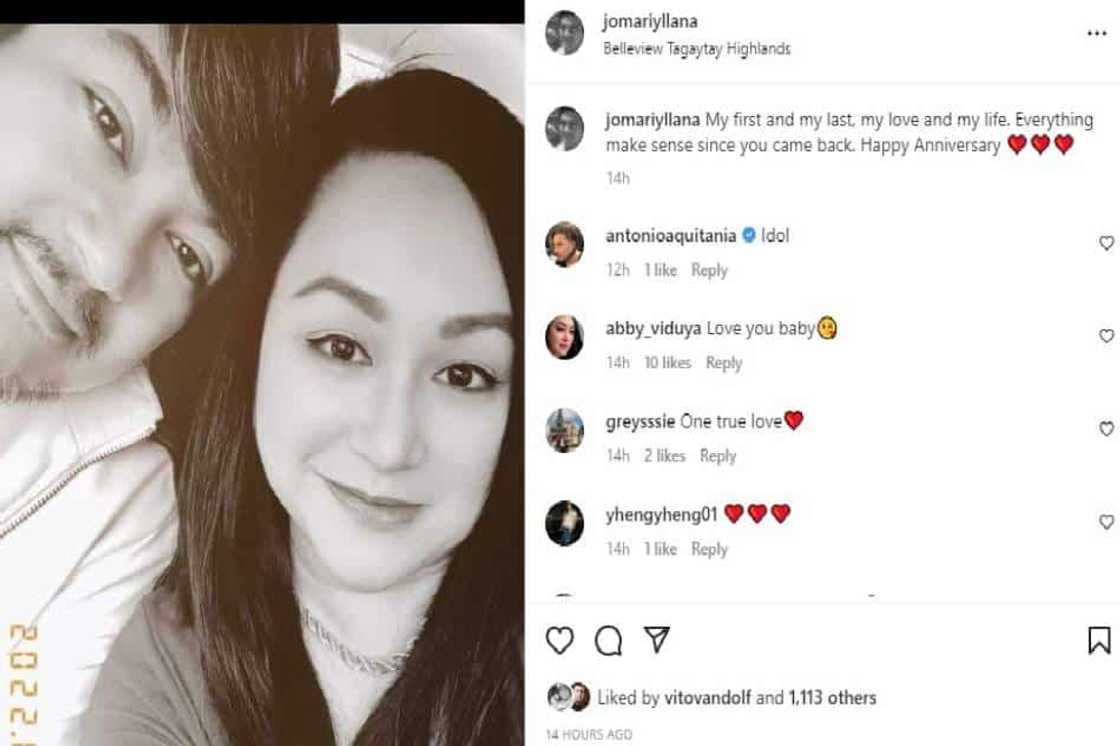 Jomari Yllana at Abby Viduya, sinelebrate anibersaryo bilang couple: “My first and my last, my love, my life” Jomari Yllana at Abby Viduya, sinelebrate anibersaryo bilang couple: “My first and my last, my love, my life”