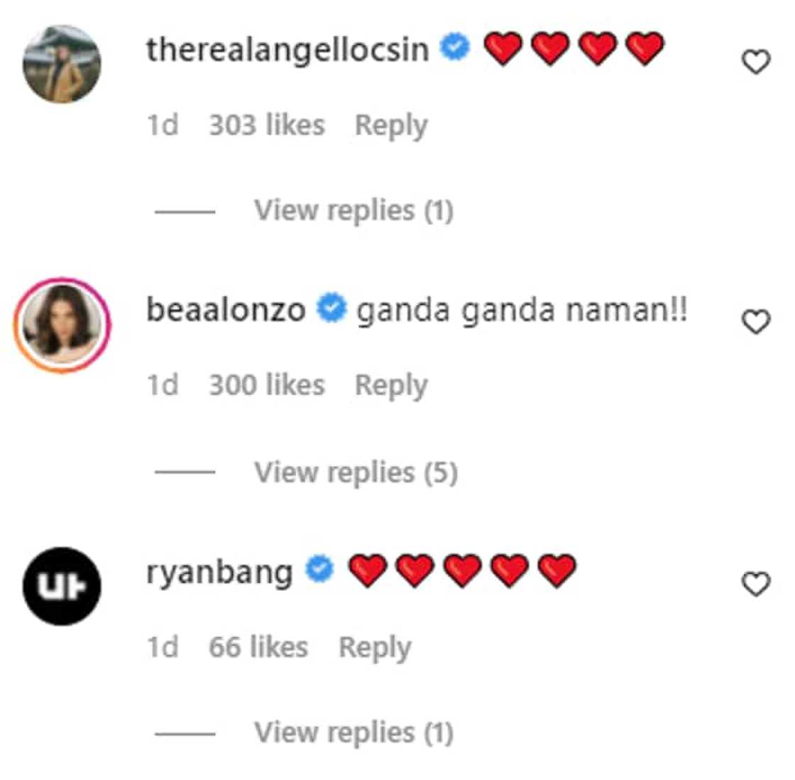 Bea Alonzo, other celebs react to Anne Curtis' lovely photos: "ganda ganda naman" Bea Alonzo, other celebs react to Anne Curtis' lovely photos: "ganda ganda naman"