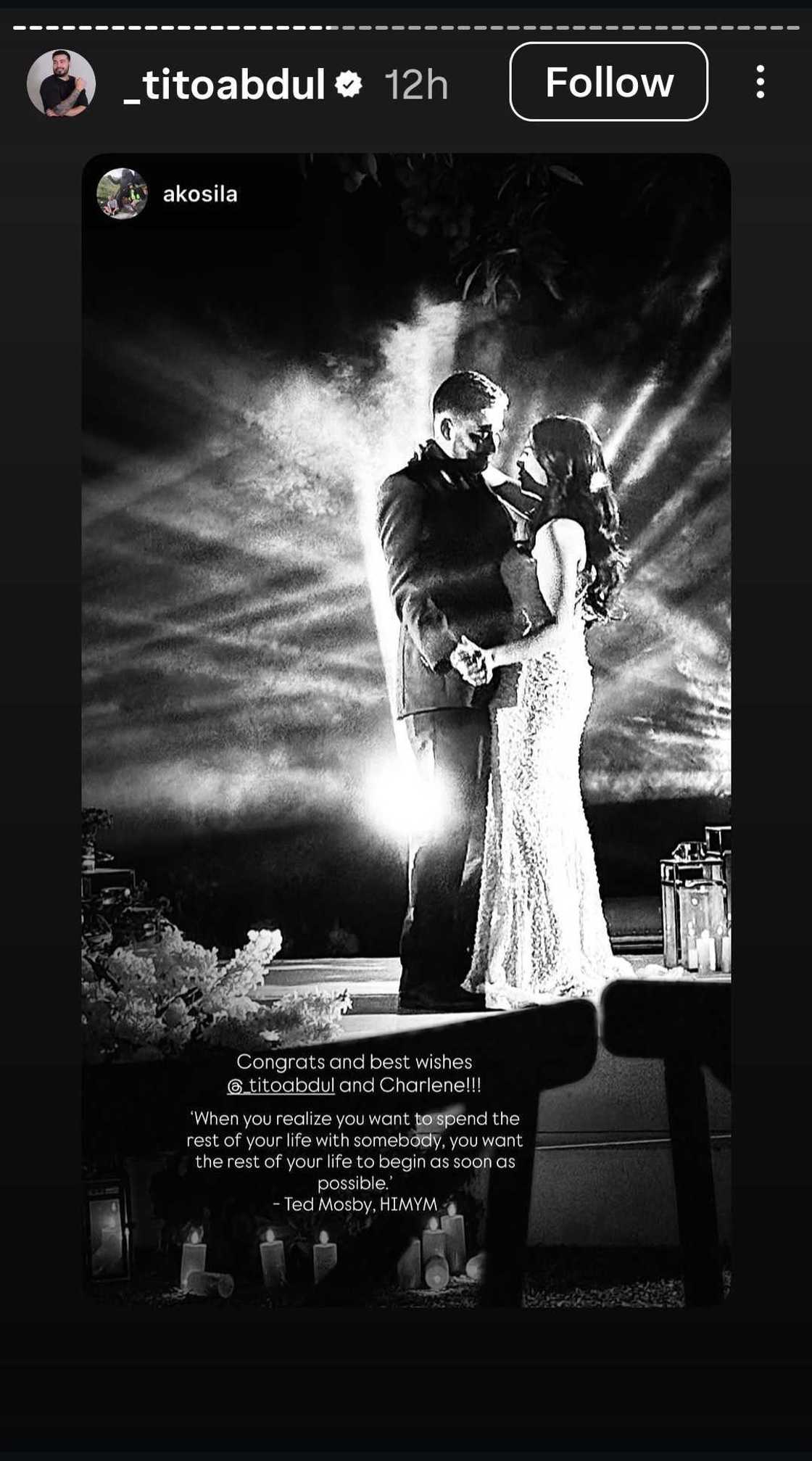 Tito Abdul, ikinasal sa kanyang partner na si Charlene sa isang intimate na outdoor ceremony Tito Abdul, ikinasal sa kanyang partner na si Charlene sa isang intimate na outdoor ceremony