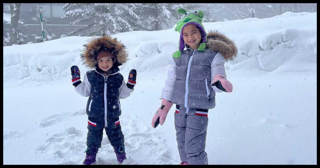 Mariel Padilla, masayang naglaro sa snow sa Japan kasama ng mga anak @marieltpadilla