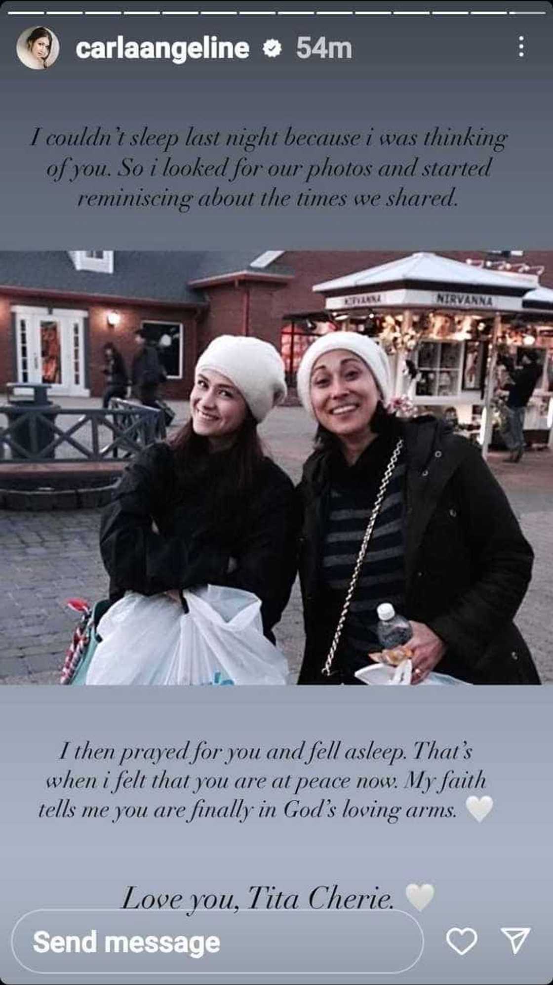 Carla Abellana, may madamdaming posts para kay Cherie Gil: “I couldn't sleep last night” Carla Abellana, may madamdaming posts para kay Cherie Gil: “I couldn't sleep last night”