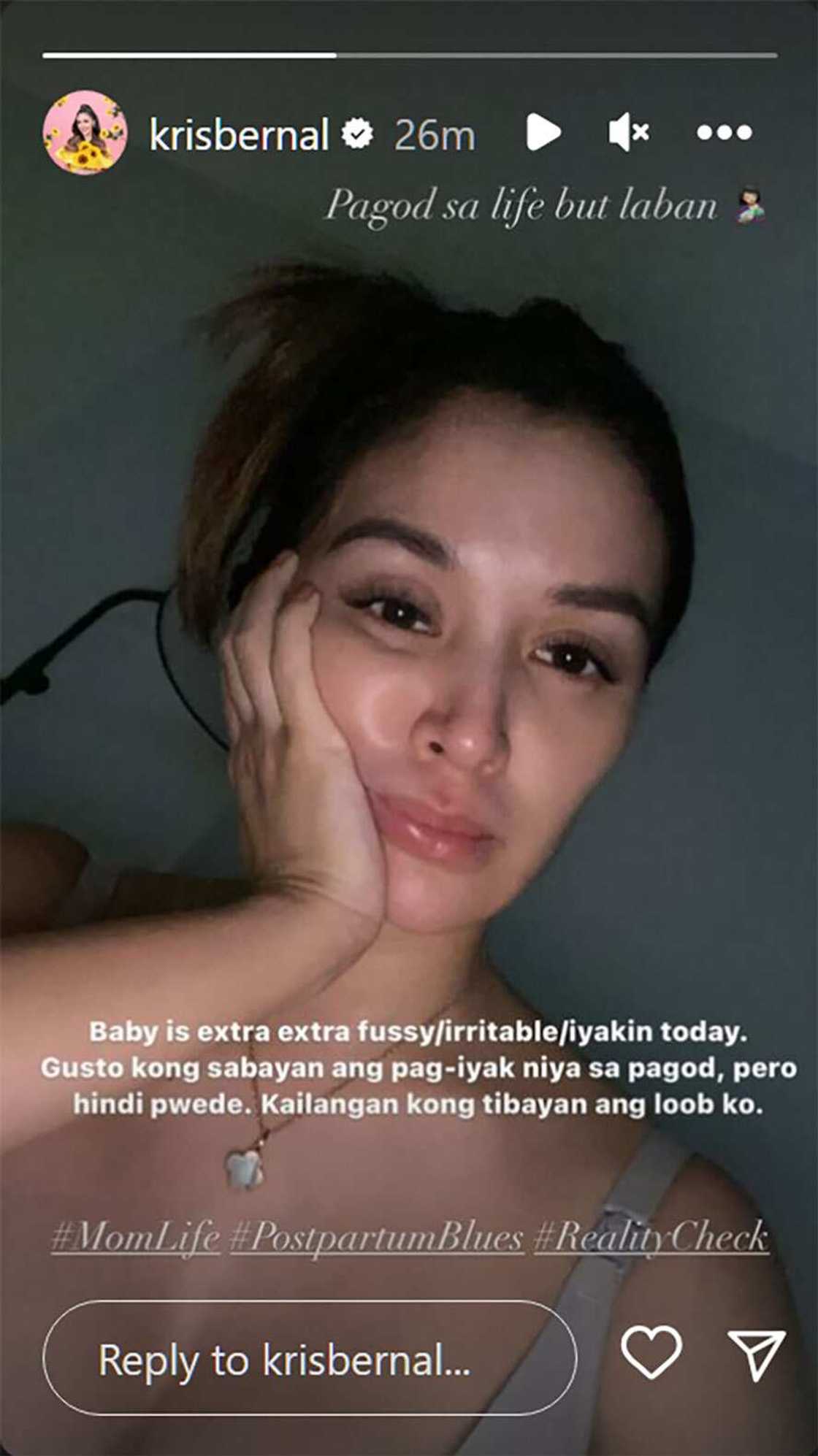 Kris Bernal, gustong sabayan pag-iyak ni Hailee dahil sa pagod: “Kailangan kong tibayan loob ko” Kris Bernal, gustong sabayan pag-iyak ni Hailee dahil sa pagod: “Kailangan kong tibayan loob ko”