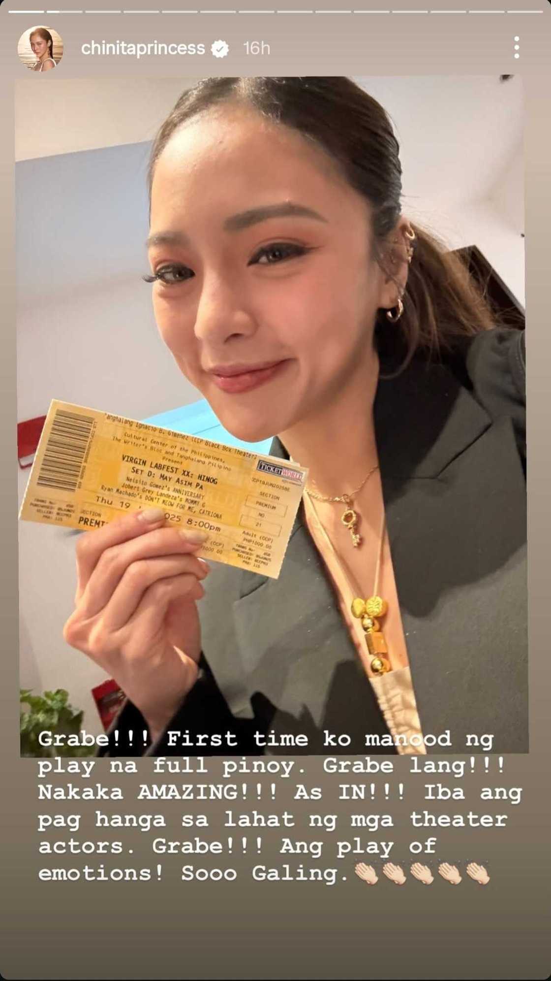Kim Chiu on Angelica Panganiban's theater debut: "Parang hindi first time" Kim Chiu on Angelica Panganiban's theater debut: "Parang hindi first time"