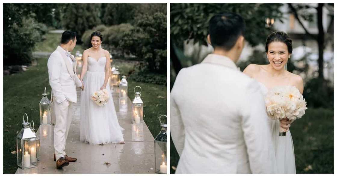 Netizens gush over LJ Reyes-Philip Evangelista's new set of wedding photos Netizens gush over LJ Reyes-Philip Evangelista's new set of wedding photos