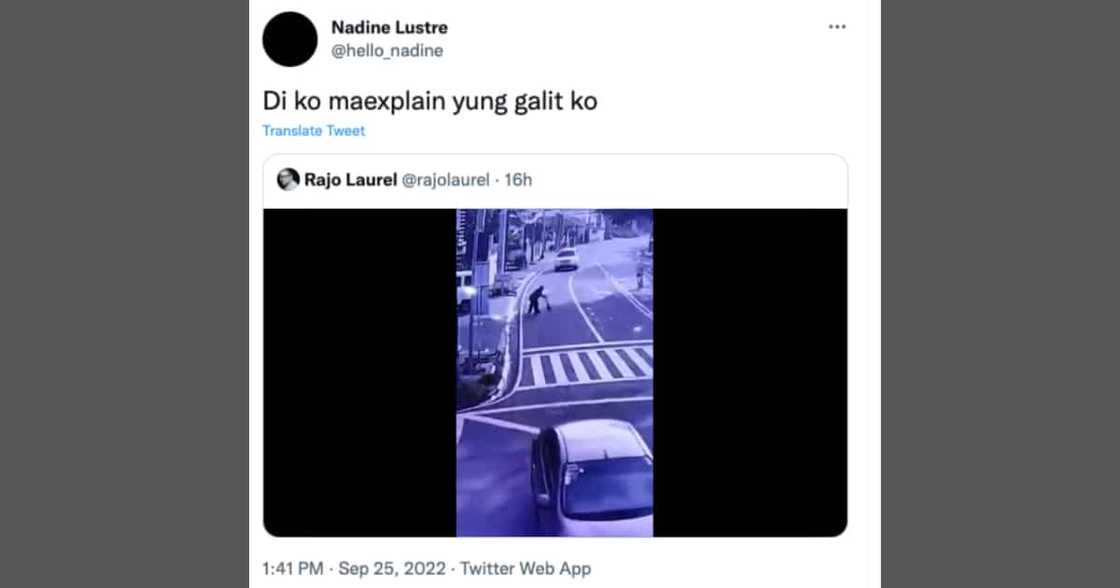 Nadine Lustre sa street sweeper na na-hit-and-run sa Parañaque: “Di ko maexplain yung galit ko” Nadine Lustre sa street sweeper na na-hit-and-run sa Parañaque: “Di ko maexplain yung galit ko”
