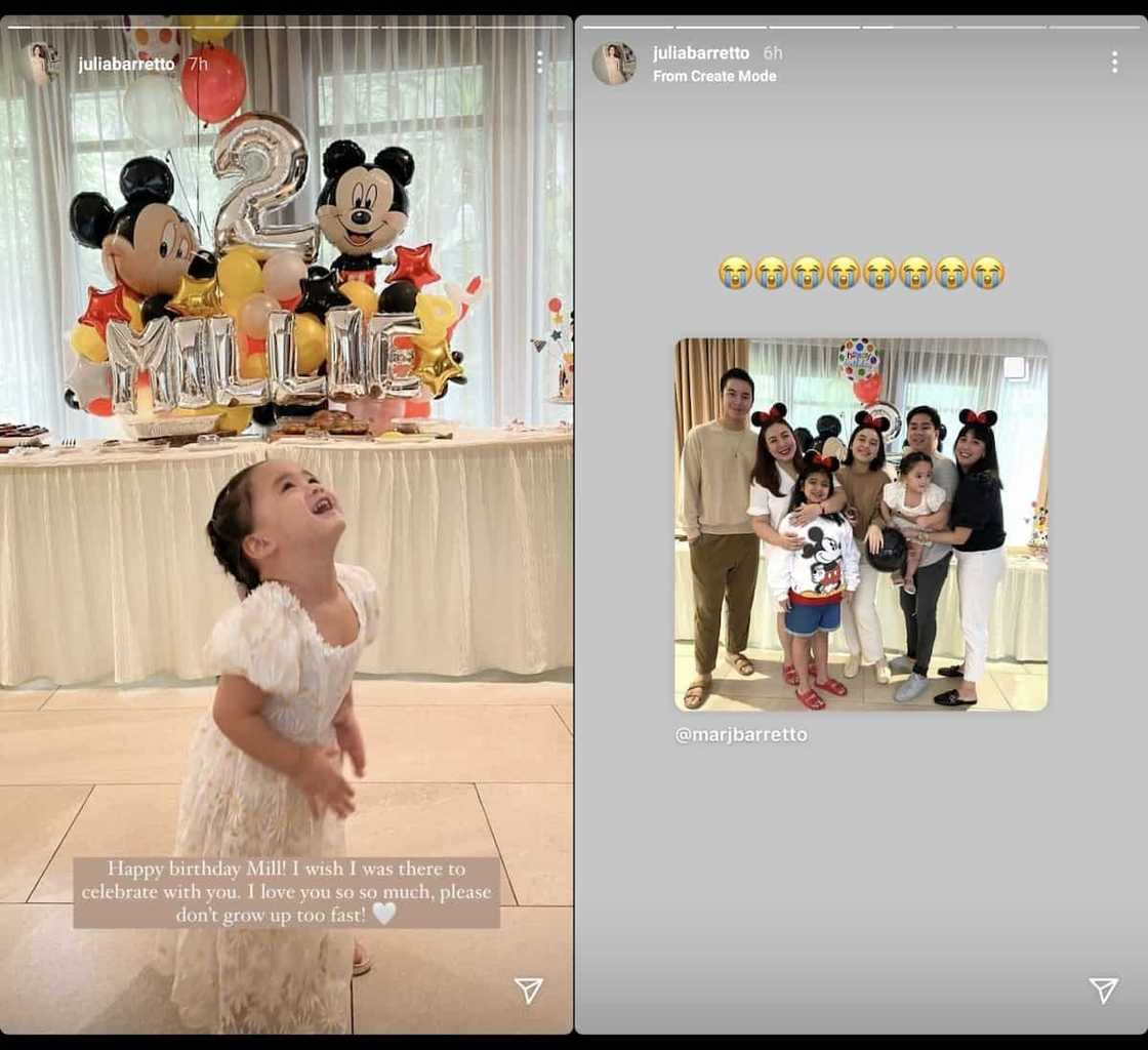 Marjorie Barretto holds 'Mickey Mouse'-themed birthday party for baby Millie Marjorie Barretto holds 'Mickey Mouse'-themed birthday party for baby Millie