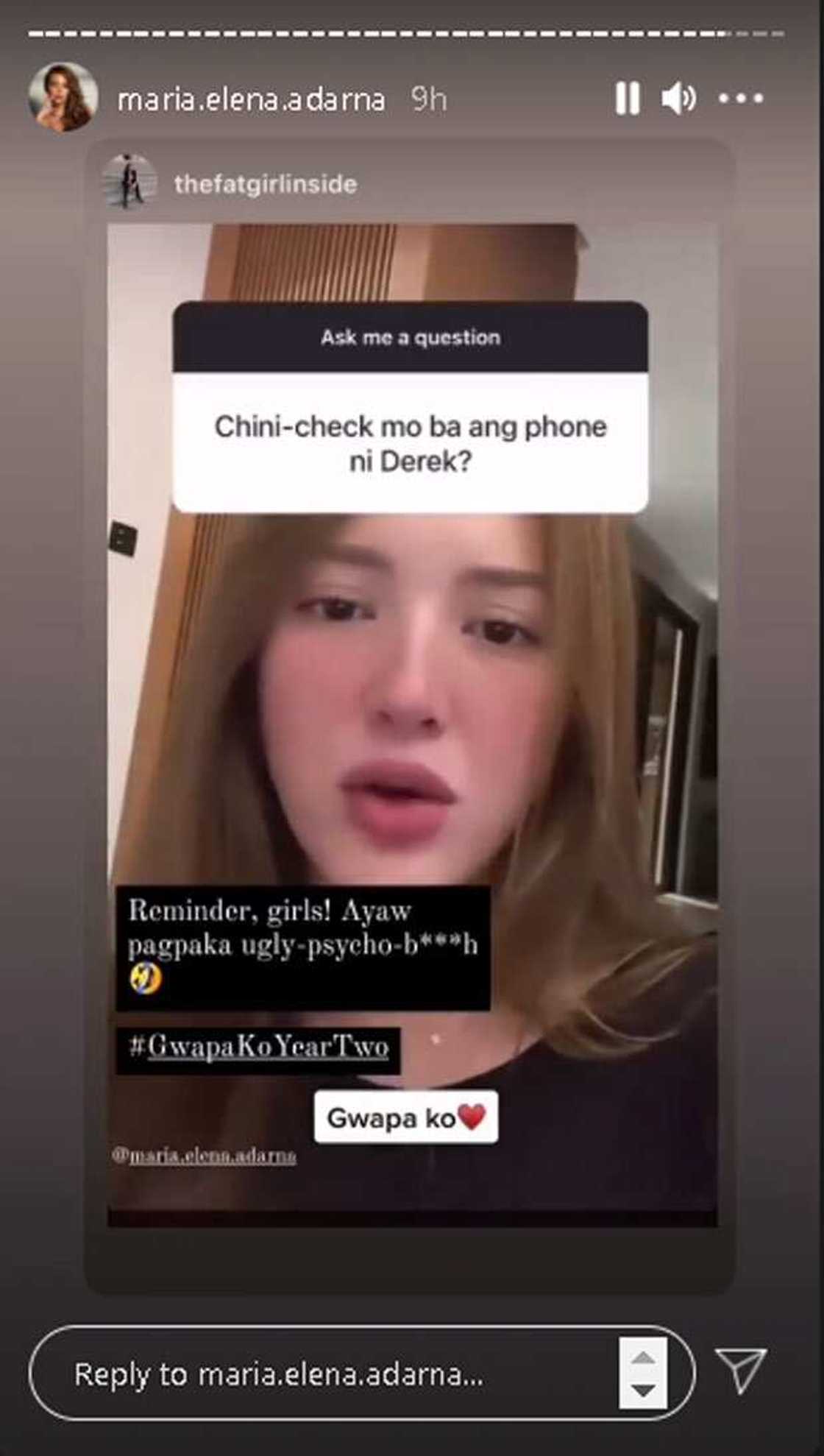 Ellen Adarna, nawindang sa tanong ng netizen kung chini-check niya ang phone ni Derek Ramsay Ellen Adarna, nawindang sa tanong ng netizen kung chini-check niya ang phone ni Derek Ramsay
