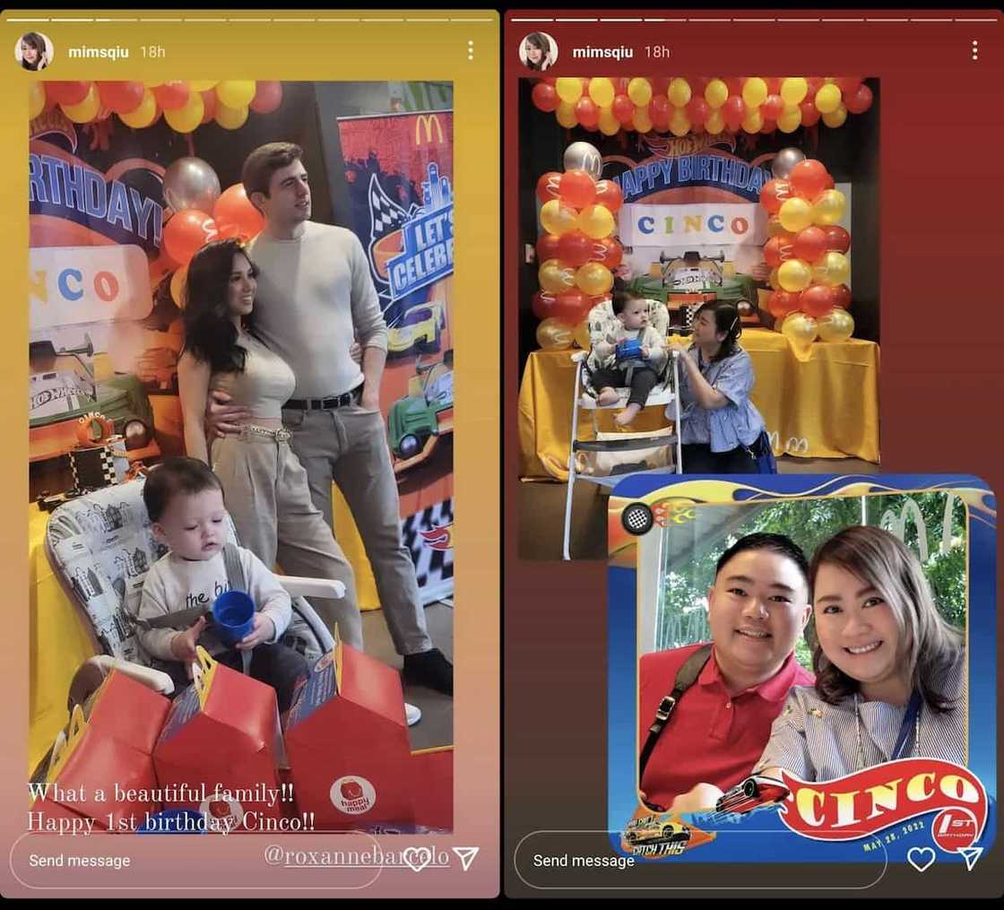 Roxanne Barcelo and Jiggs celebrate their son Cinco's first birthday Roxanne Barcelo and Jiggs celebrate their son Cinco's first birthday