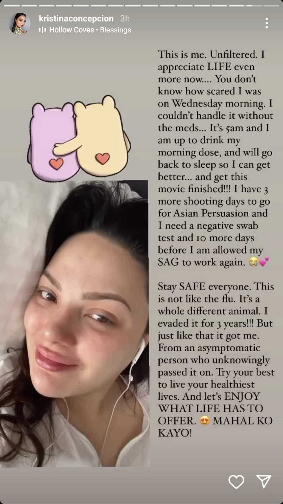 KC Concepcion, labis ang takot matapos magka-COVID: "I couldn't handle it" KC Concepcion, labis ang takot matapos magka-COVID: "I couldn't handle it"