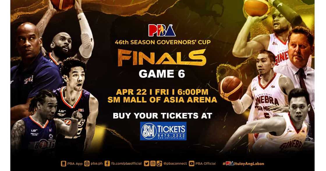 PBA finals Game 6 between Ginebra-Meralco postponed due to Araneta Coliseum fire PBA finals Game 6 between Ginebra-Meralco postponed due to Araneta Coliseum fire