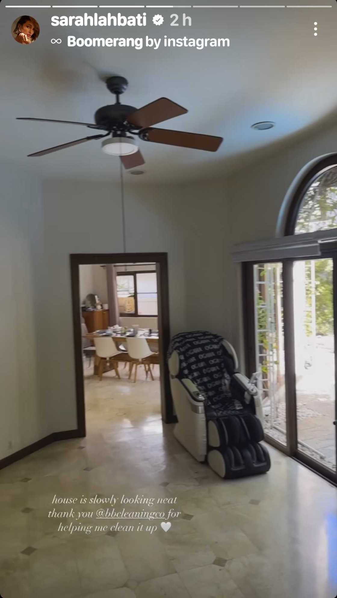 Sarah Lahbati, may bagong pasilip sa kanyang new home Sarah Lahbati, may bagong pasilip sa kanyang new home