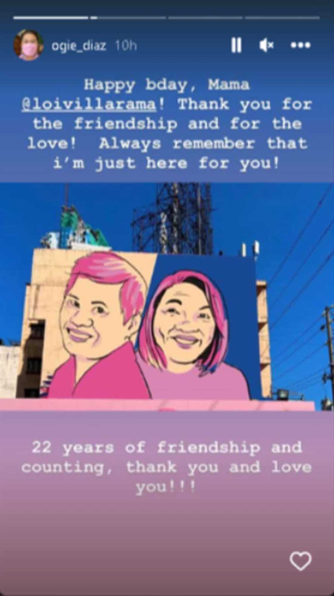 Ogie Diaz, tiniyak kay Mama Loi na lagi siyang nandiyan para sa kaibigan: “Always remember that I’m here”