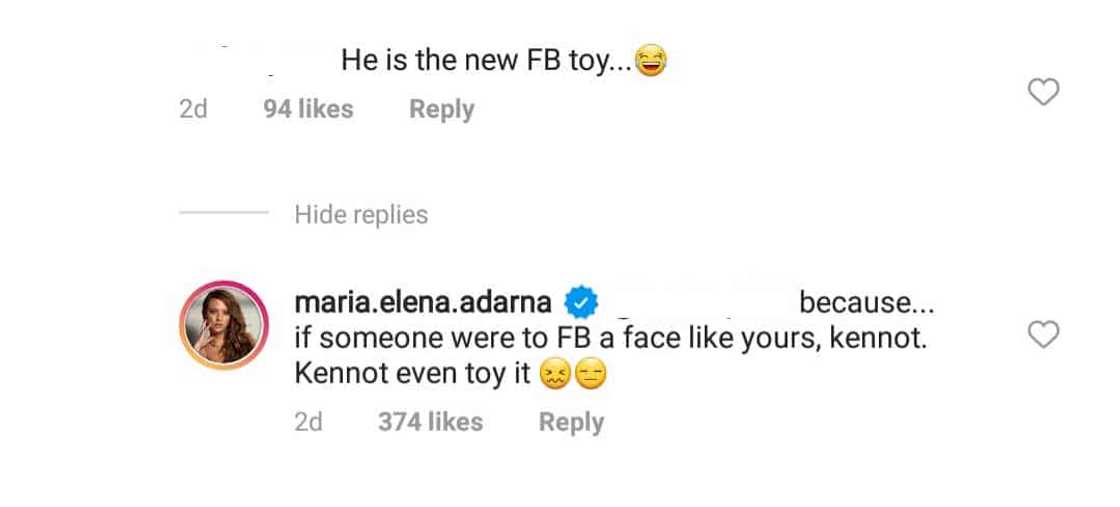 Ellen Adarna defends her boyfriend, takes a swipe at rude basher's "face" Ellen Adarna defends her boyfriend, takes a swipe at rude basher's "face"