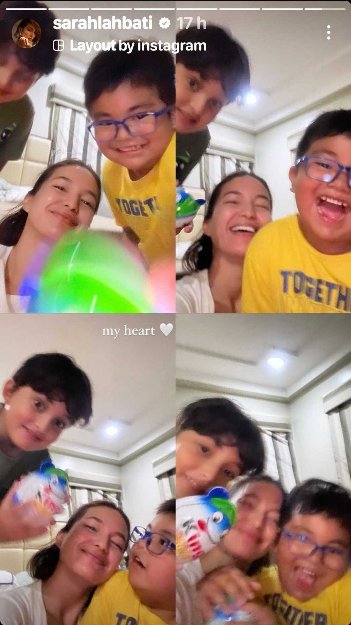 Sarah Lahbati, nag-share ng cute pics kasama ang mga anak: “my heart” Sarah Lahbati, nag-share ng cute pics kasama ang mga anak: “my heart”