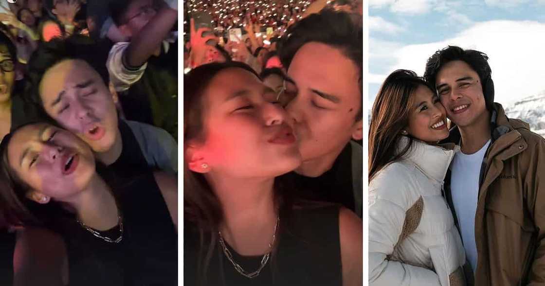 Gabbi Garcia at Khalil Ramos, naglambingan sa gitna ng Coldplay concert