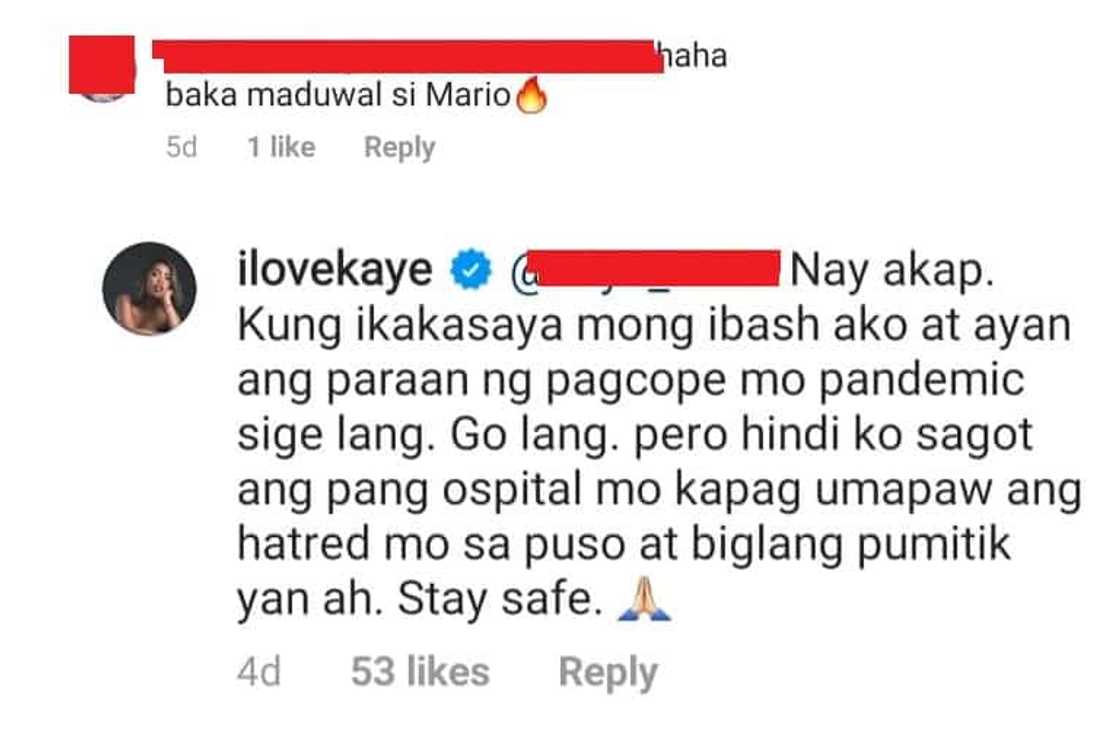 Kakai, rumesbak sa nagsabing baka masuka si Mario Maurer sa daring pic niya Kakai, rumesbak sa nagsabing baka masuka si Mario Maurer sa daring pic niya