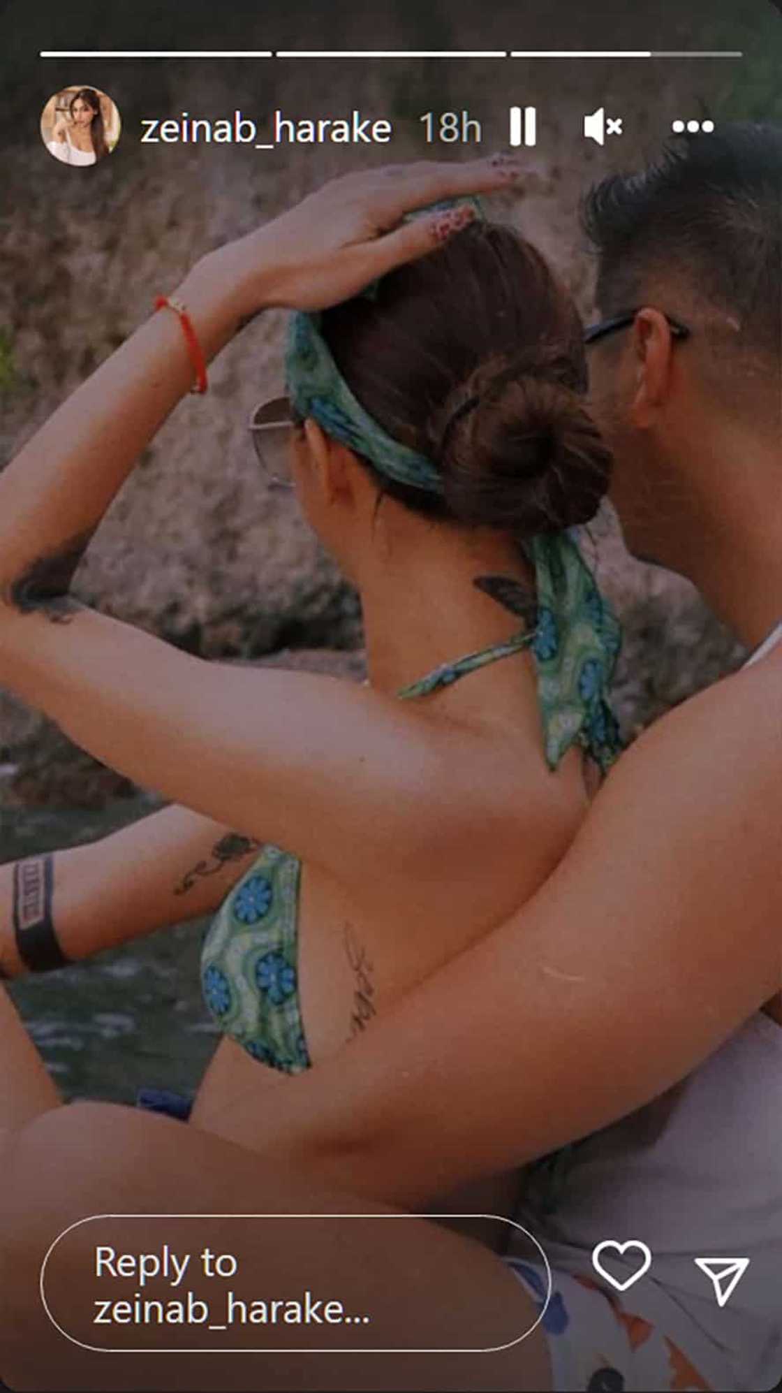 Zeinab Harake, nag-post ng isang close-up pic ng isang girl na may nakayakap na isang guy Zeinab Harake, nag-post ng isang close-up pic ng isang girl na may nakayakap na isang guy