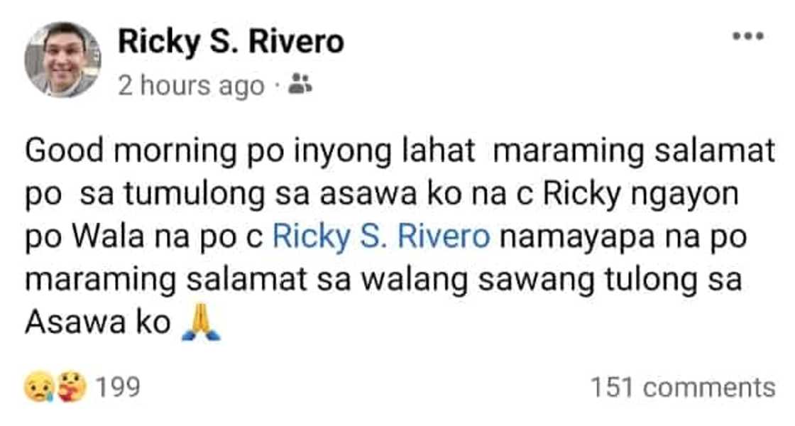 Actor-director na si Ricky Rivero, pumanaw sa edad na 51 Actor-director na si Ricky Rivero, pumanaw sa edad na 51