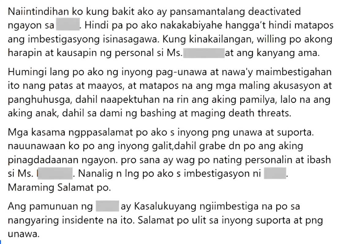 Estudyante, inakusahan ang driver ng kabastusan; Driver, itinanggi ang paratang