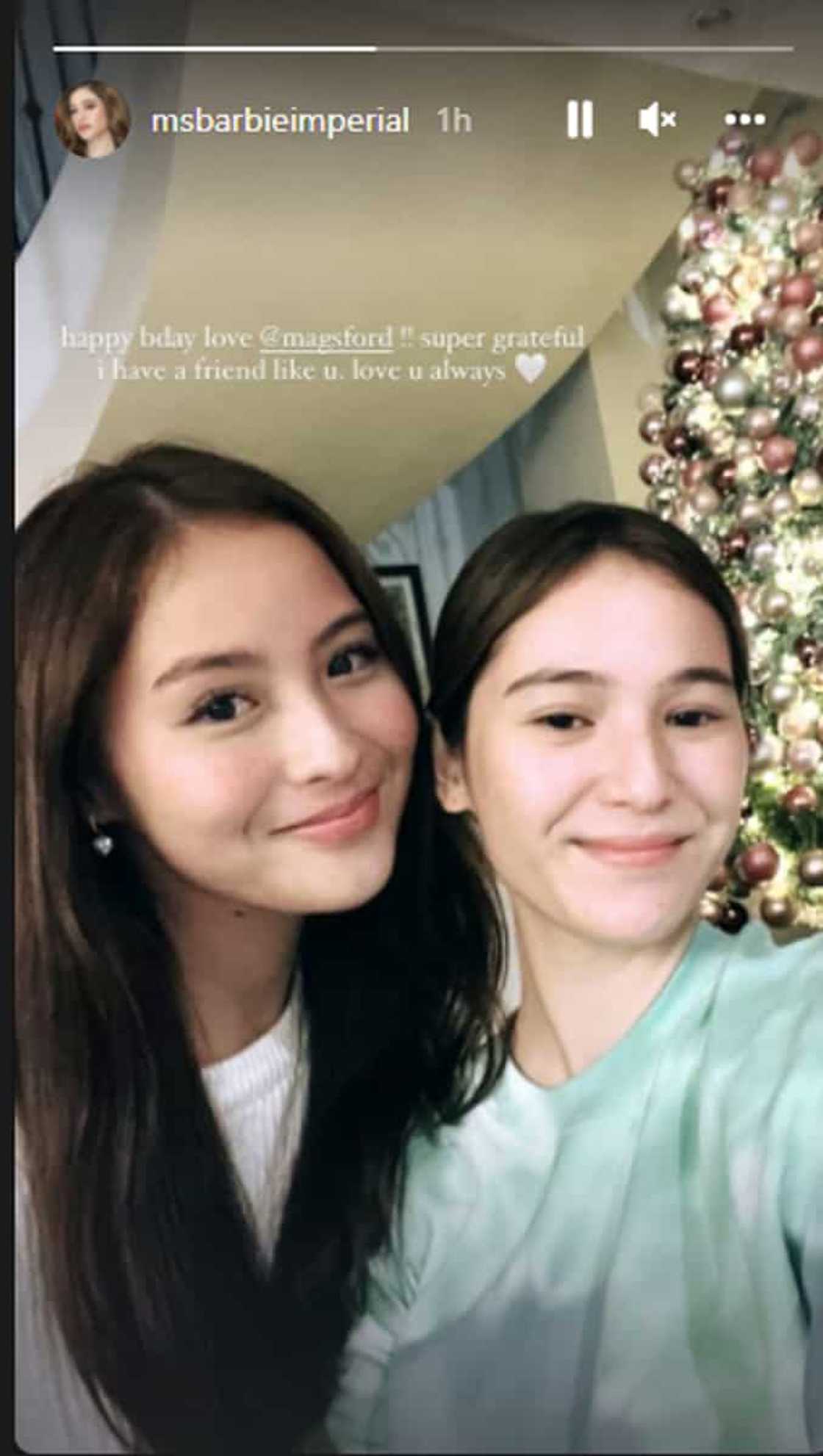Barbie Imperial pens touching birthday message for Magui Ford Barbie Imperial pens touching birthday message for Magui Ford
