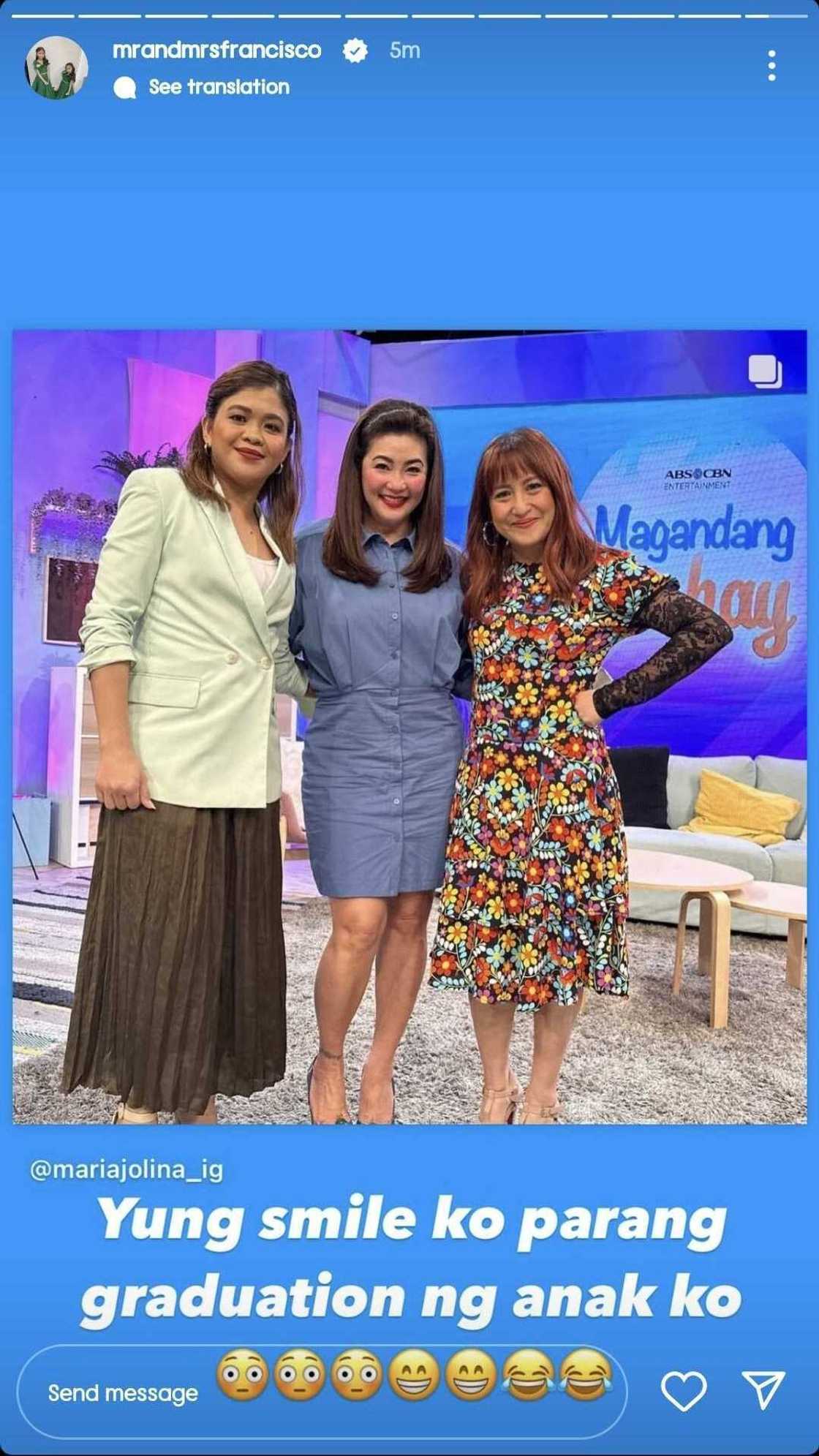 Melai Cantiveros sa group photo nila ng 'MB' momshies: "Parang graduation ng anak ko" Melai Cantiveros sa group photo nila ng 'MB' momshies: "Parang graduation ng anak ko"