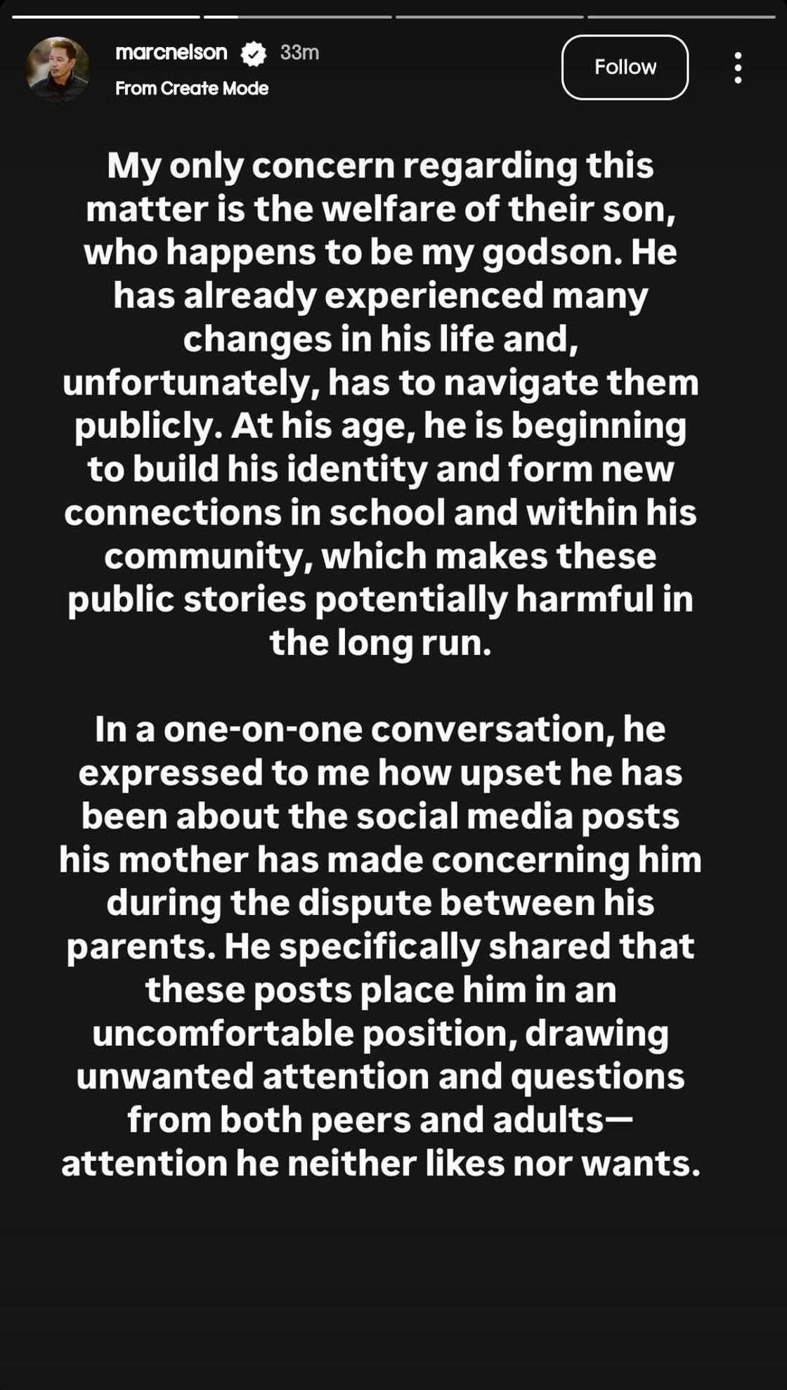 Marc Nelson, ibinunyag ang umano'y pag-uusap nila ng anak nina Maggie Wilson at Victor Consunji Marc Nelson, ibinunyag ang umano'y pag-uusap nila ng anak nina Maggie Wilson at Victor Consunji