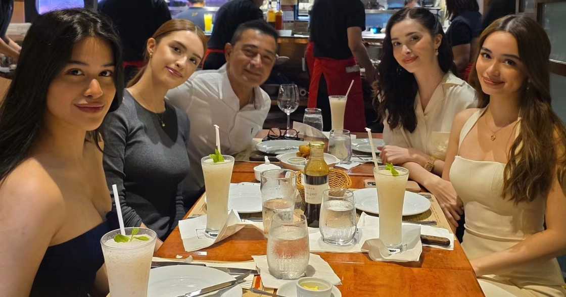 Sunshine Cruz, Cesar Montano & daughters celebrate Angelina's graduation