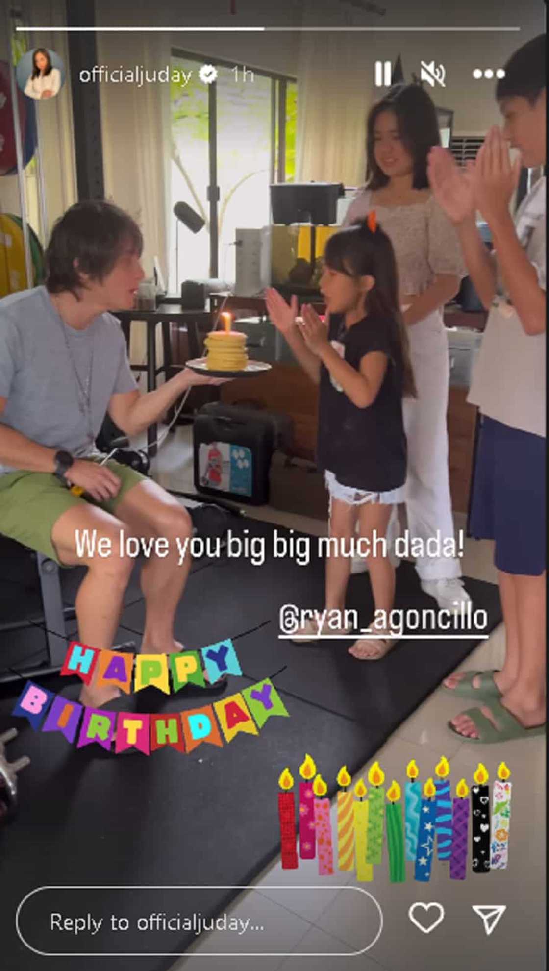 Judy Ann Santos, pinost ang simple pero punong-puno ng pagmamahal na b-day celebration ni Ryan Agoncillo Judy Ann Santos, pinost ang simple pero punong-puno ng pagmamahal na b-day celebration ni Ryan Agoncillo