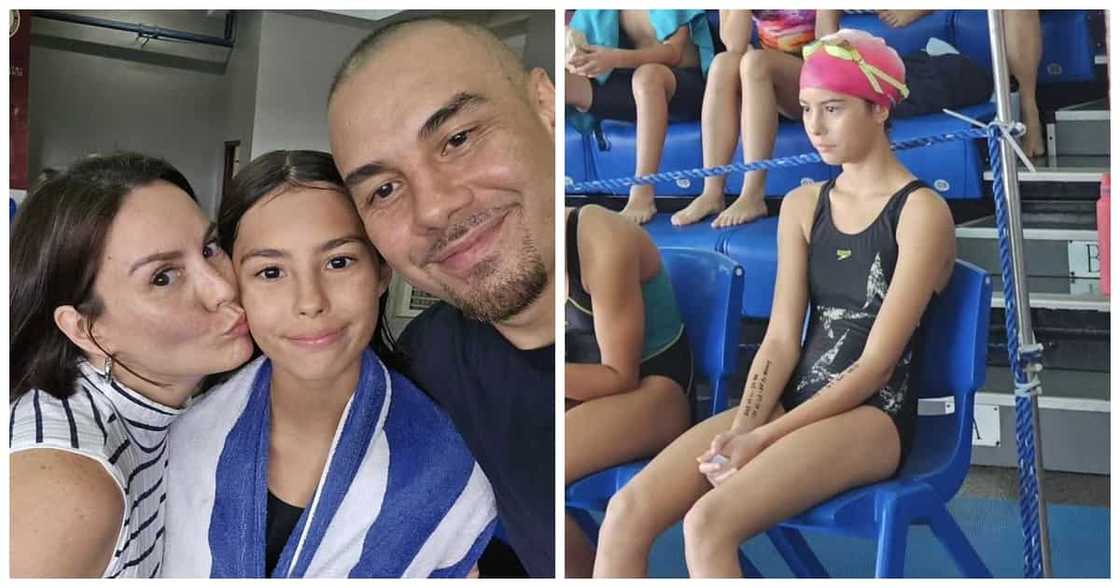 Cheska at Doug Kramer, proud parents sa swimming achievements ni Kendra Kramer Cheska at Doug Kramer, proud parents sa swimming achievements ni Kendra Kramer