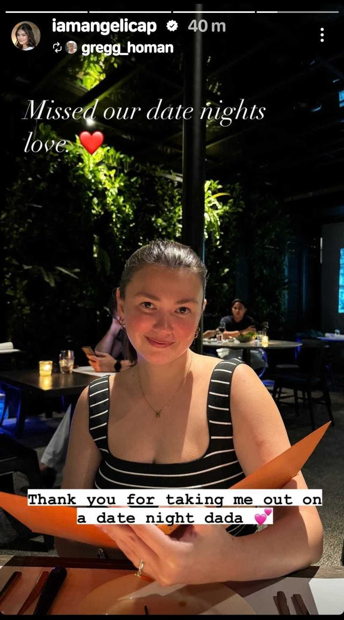 Angelica Panganiban at Gregg Homan, ipinasilip ang romantic date nila