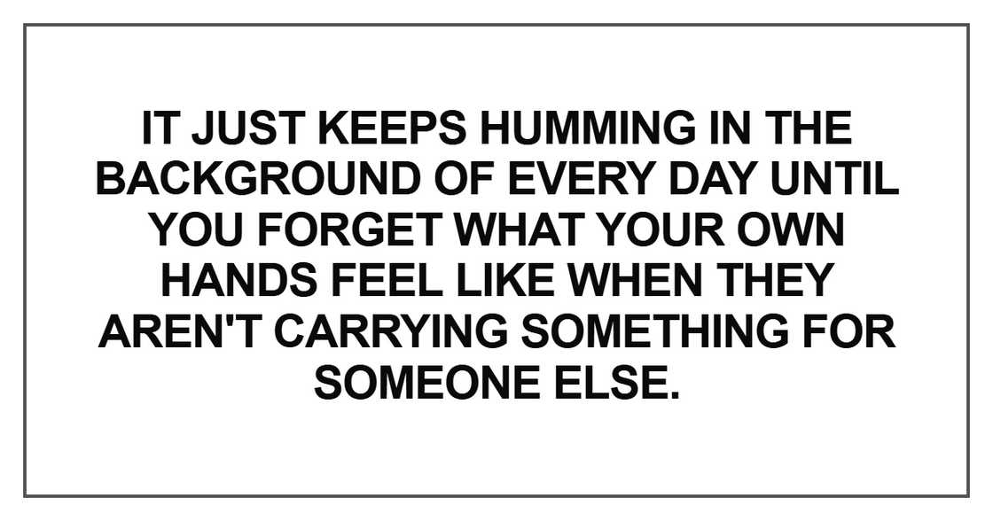 It just keeps humming in the background of every day It just keeps humming in the background of every day